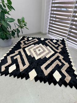 Покрывало меховое ковер из шкуры овчины