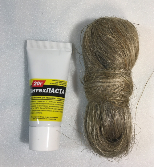 Сантехпаста 20 гр+лён 14гр   (200/10шт)