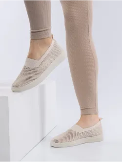 Мокасины летние текстильные