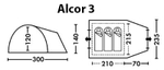 Палатка автомат FHM Alcor 3