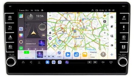 Магнитола для Opel Zafira B - Carmedia SF-9310 (кнопки и крутилки) Android 13, TS20, 6+128Гб, CarPlay, 4G SIM-слот