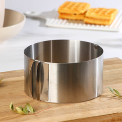 Форма для выпечки, кольцо раздвижное 16-30 см, высота 10 см