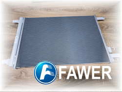 Радиатор кондиционера с ресивером Golf Tiguan