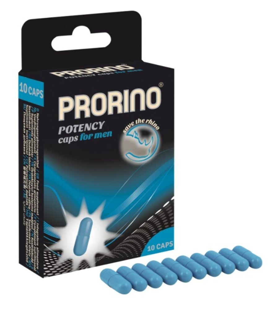 Биологически активная добавка к пище&amp;quot;Ero black line PRORINO Potency Caps for men&amp;quot; 10 шт (Prorino)  (10 капсул)