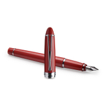 Перьевая ручка Aurora Ipsilon Deluxe red CT, перо - F, в подарочной коробке