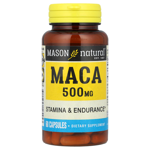 Mason Natural, Мака, 500 мг, 60 капсул
