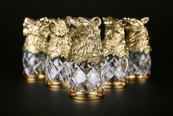 Набор стопок "Звери" в подарочной коробке