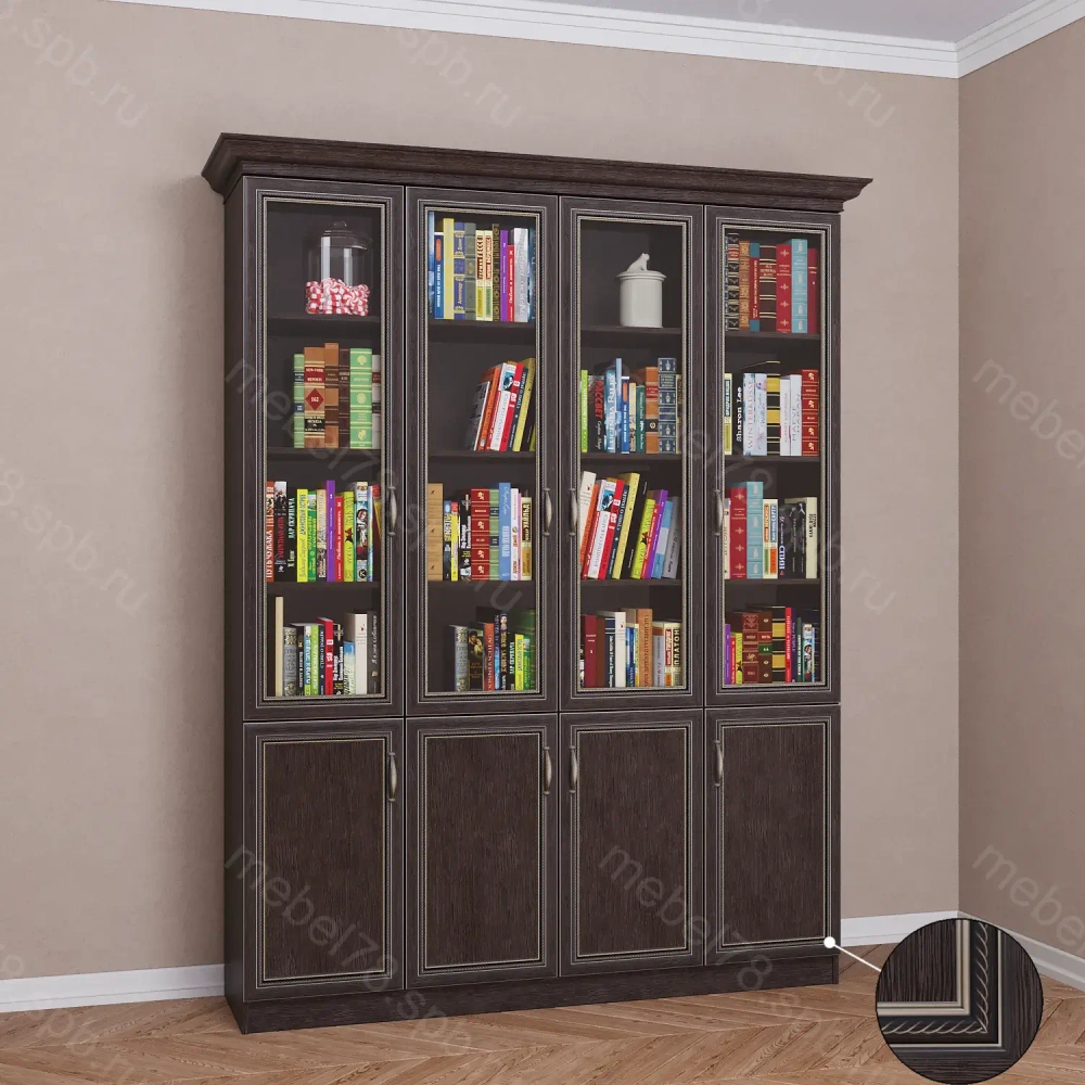 Шкаф книжный 4/9
