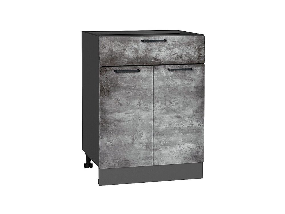 Шкаф нижний с 2-мя дверцами и ящиком Флэт