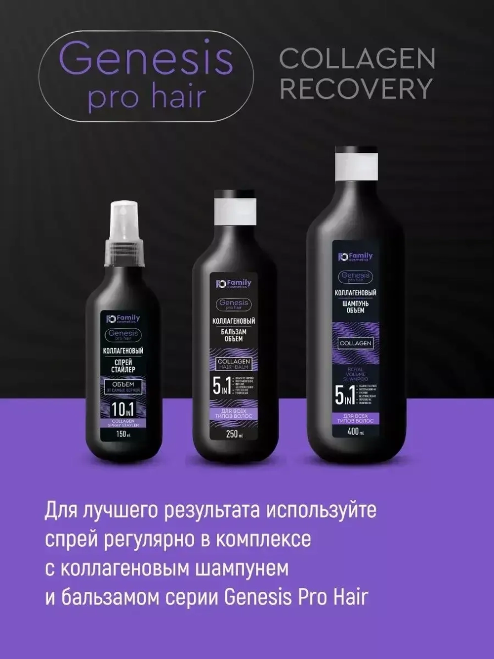 Шампунь для волос Коллагеновый