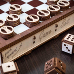 Сборная деревянная модель «GAMESET - Игровой набор» (EWA)