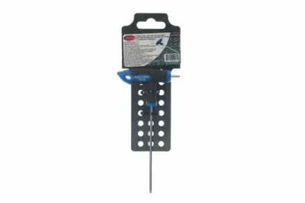 Ключ шестигранный H3x100мм RF-76503G: Т-образный с шаром и прорезиненной рукояткой, на пластиковом держателе ROCKFORCE