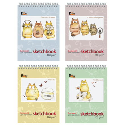 Скетчбук на пружинках