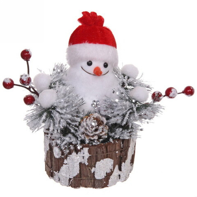 Пенёк «Снежинка лесная» 17*12 см