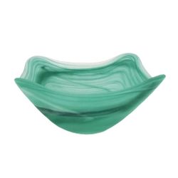 Салатник 300 мл 14*14 см h7 см   квадратный матовое стекло P.L. Proff Cuisine [6]