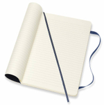 Блокнот Moleskine Classic Soft (QP616B20) Large 130х210мм 192стр. линейка мягкая обложка синий сапфир