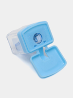 Точилка DELI "Comiko", пластиковая, 1 отверстие, с контейнером, ассорти