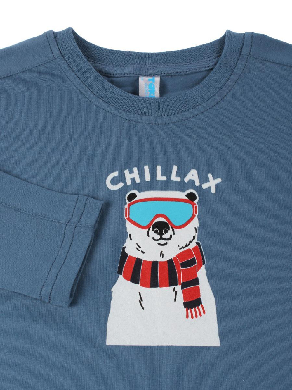 Лонгслив д/мальчика M1127KL-3/6 р.98 т.голубой (Такро)