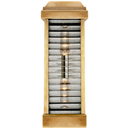 Настенный светильник Visual Comfort Dunmore Curved Glass Louver Sconce