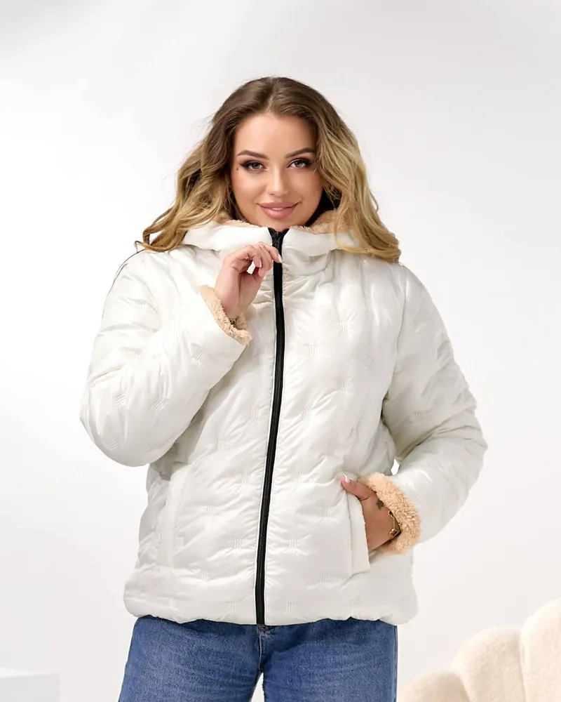 Куртка с мехом УК-4431 Фабрика Моды