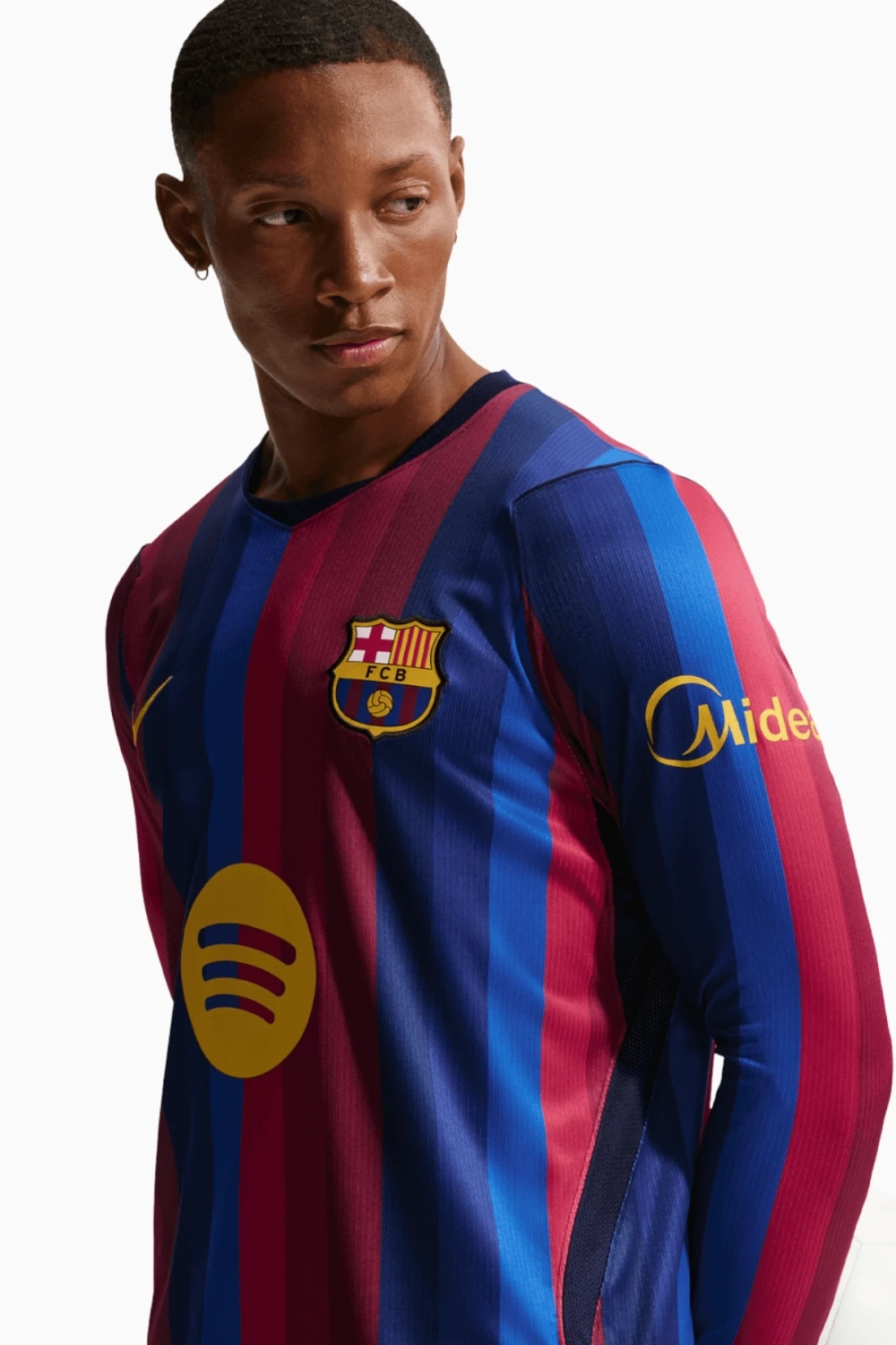 Футболка с длинными рукавами Nike FC Barcelona 26/27 Home Stadium