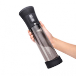 Черная автоматическая вакуумная помпа Pink Vibe с 2 уплотнительными кольцами (Цвет: черный)