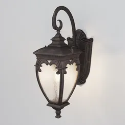 Настенный светильник (бра) Флер / Fleur E27х1 60Вт IP 44 Outdoor o414wl-01bz
