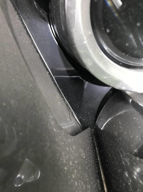 Битая Фара правая Lexus GX 2 (2013-2019) LED