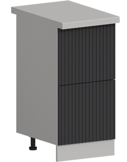 Кухня Модуль ШН2Я 400 Ликата / Лайт Грей