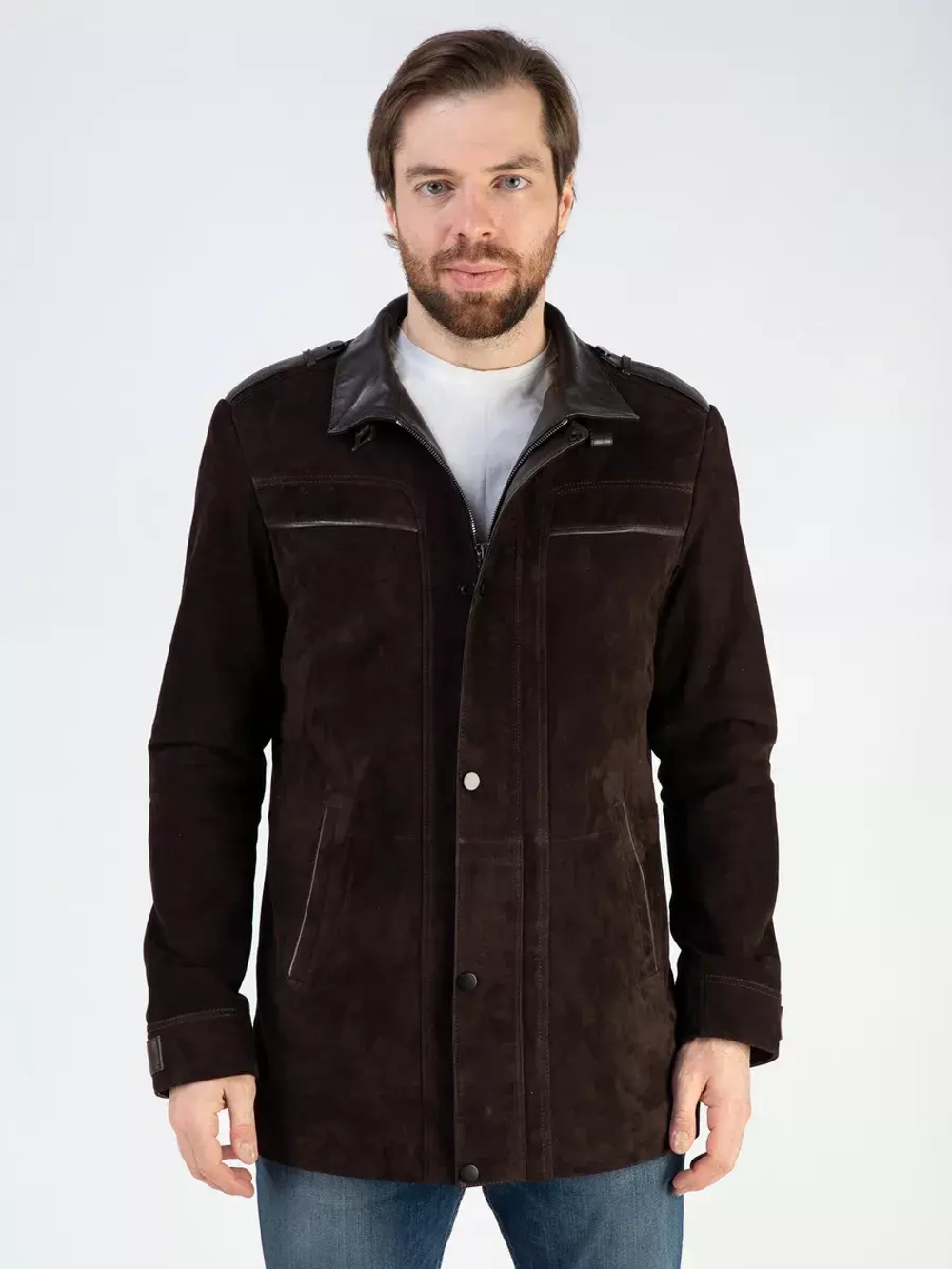 Кожаная куртка демисезонная пальто замша