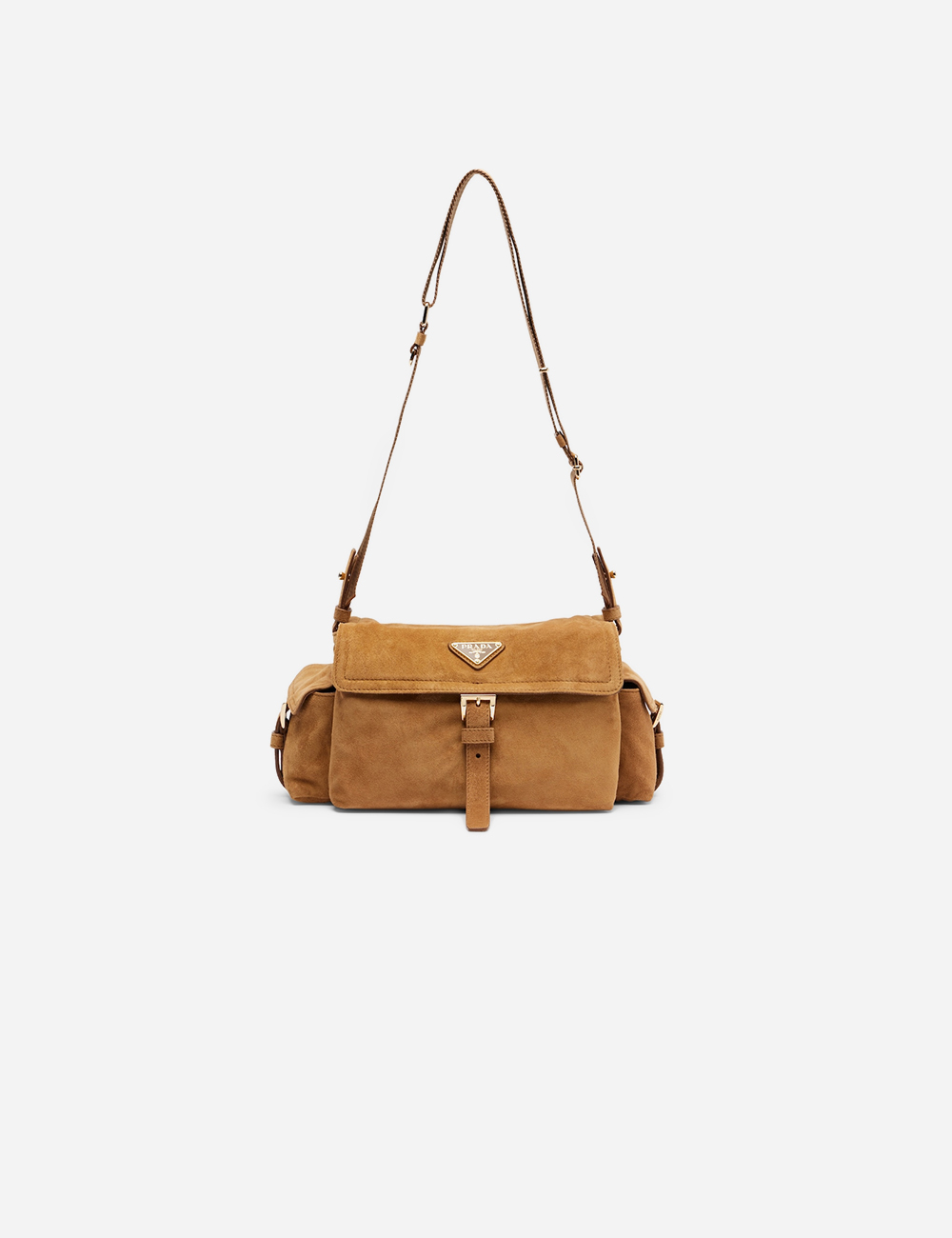 Сумка Prada Explore Medium Suede Shoulder "Cinnamon"
