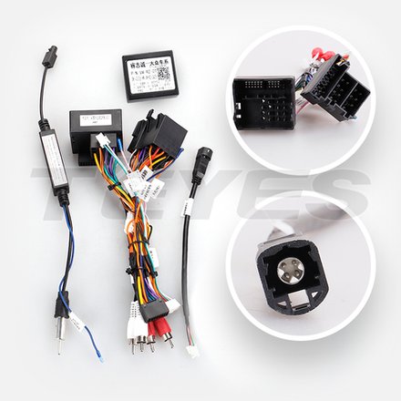 Комплект рамки с разъёмами 10.1" Skoda Octavia A5 2004-2013 серебро - Car-Smart 005S