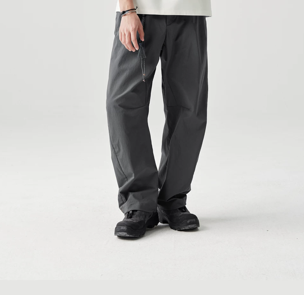 Штаны Nothomme BlueMonte Straight-Leg Trousers серый