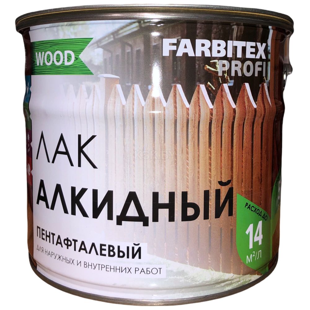 ЛАК АЛКИД FARBITEX PFORI WOOD ПЕНТАФТАЛЕВЫЙ ВЫСОКОГЛЯНЦ 3,0Л