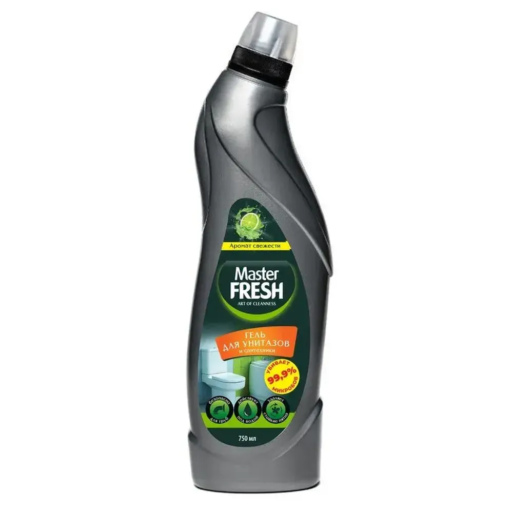 Гель для унитазов и сантехники 750 мл Master FRESH