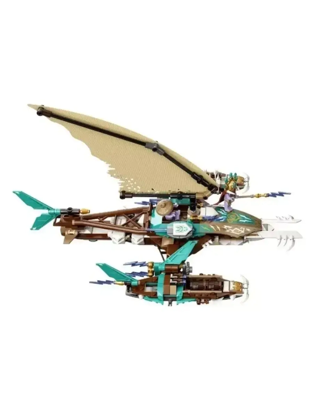 Конструктор Ниндзя Морская битва на катамаране 820 дет 3083