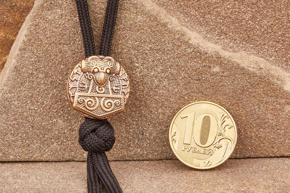 Бусина-вставка для браслета Тор от мастерской Крымская бронза