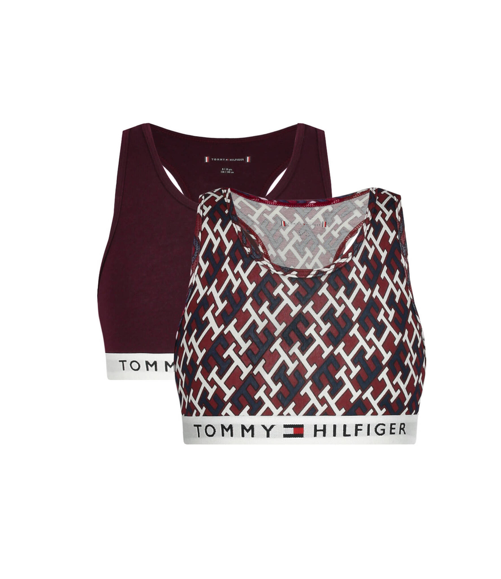бюстгальтер 2шт. Tommy Hilfiger - бордовый(UG0UG00368)