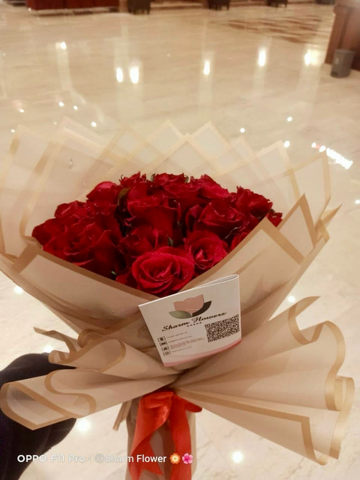 Букет из 101 алой розы