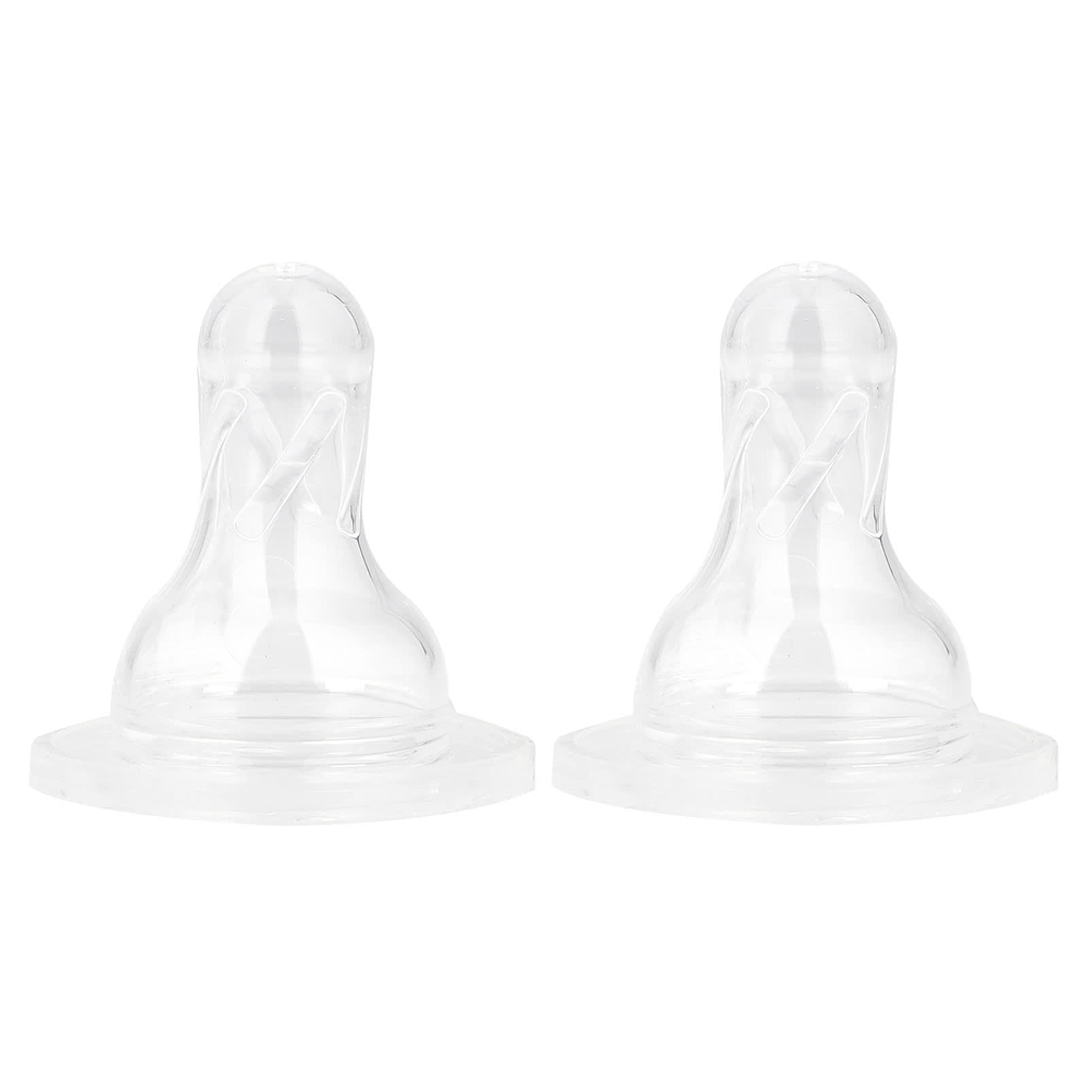 Dr. Brown's, соска, против колик, для детей от 6 месяцев, средний и быстрый поток, 2 пакетика