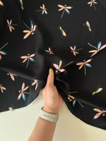 Ткань для рукоделия штапель для шитья 3 м плательная вискоза