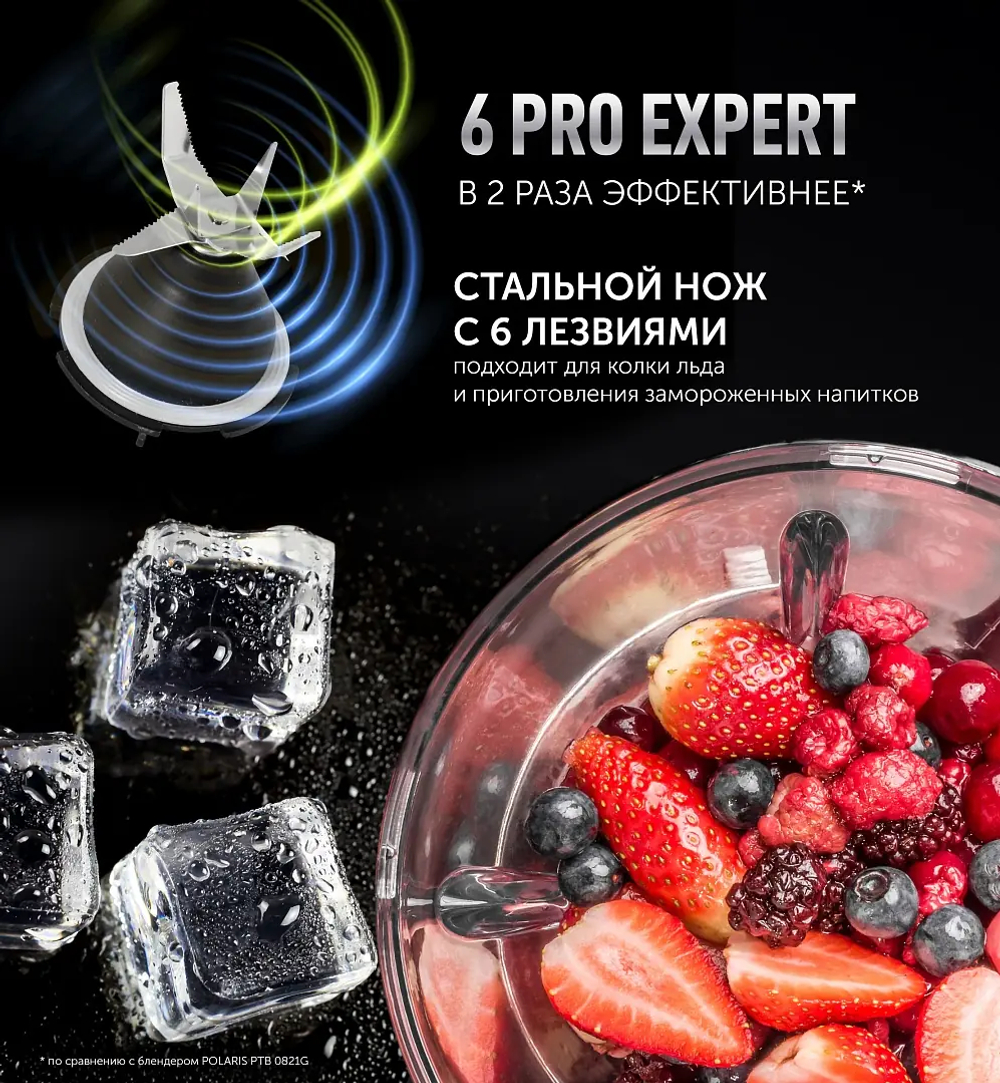 Блендер POLARIS PTB 1530G металлик