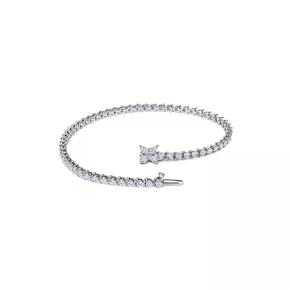 Браслет из платины и бриллиантов, Tiffany 💠Tennis Bracelet