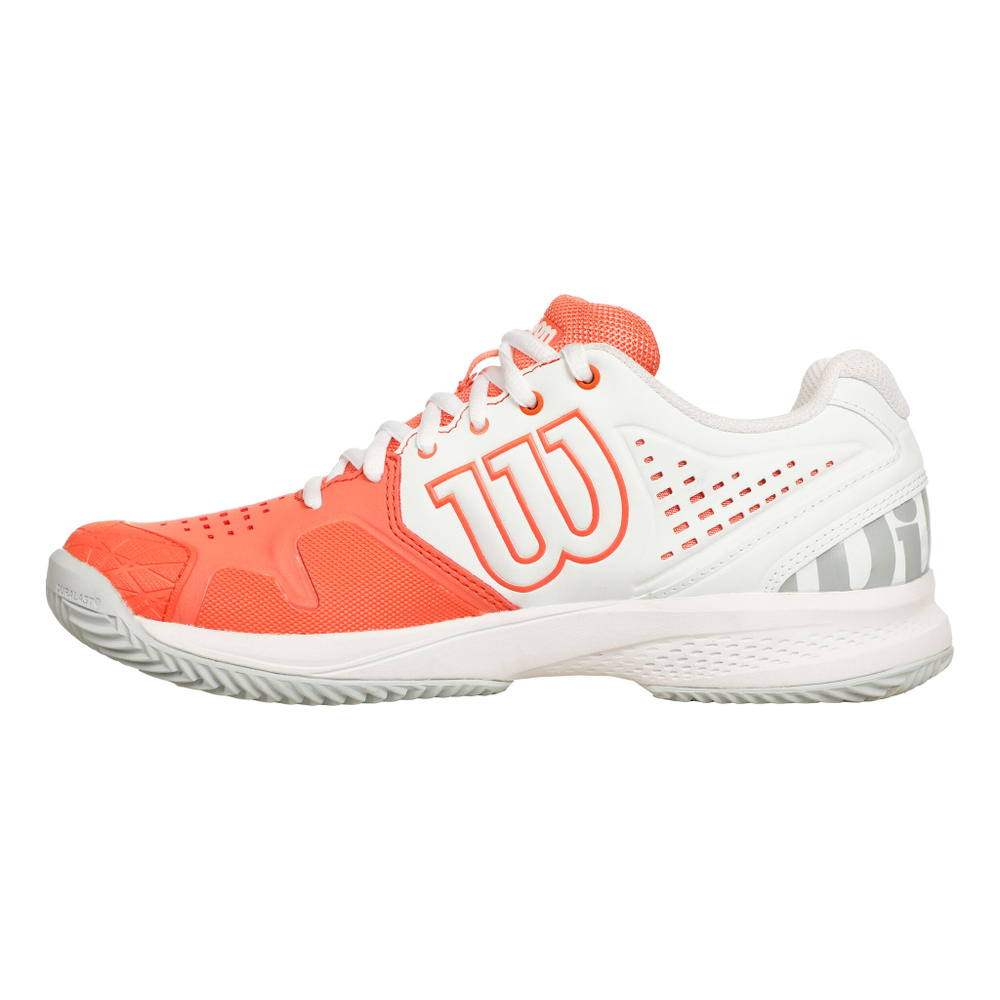 Женские теннисные кроссовки Wilson Kaos Comp 2.0 Clay Court Shoe Women - White, Orange