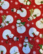 Ткань Новогодняя 100% хлопок. 45х55см. пэчворк (Италия)