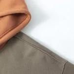 Худи Ymkashix HTF Three Color Block коричневый / оранжевый