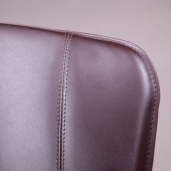 Стул полубарный Albert, кожа коричневый