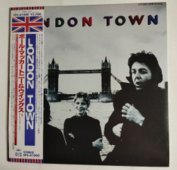 Винтажная виниловая пластинка LP Wings London Town (Japan 1978) (Obi)