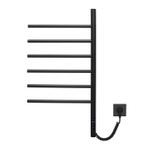 Полотенцесушитель электрический Vincea VTD-1S2CBE 43х80, черный, таймер