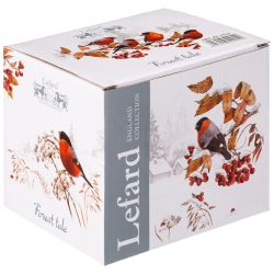 КРУЖКА LEFARD "ЛЕСНАЯ СКАЗКА" СНЕГИРИ 400 МЛ (КОР=24ШТ.)